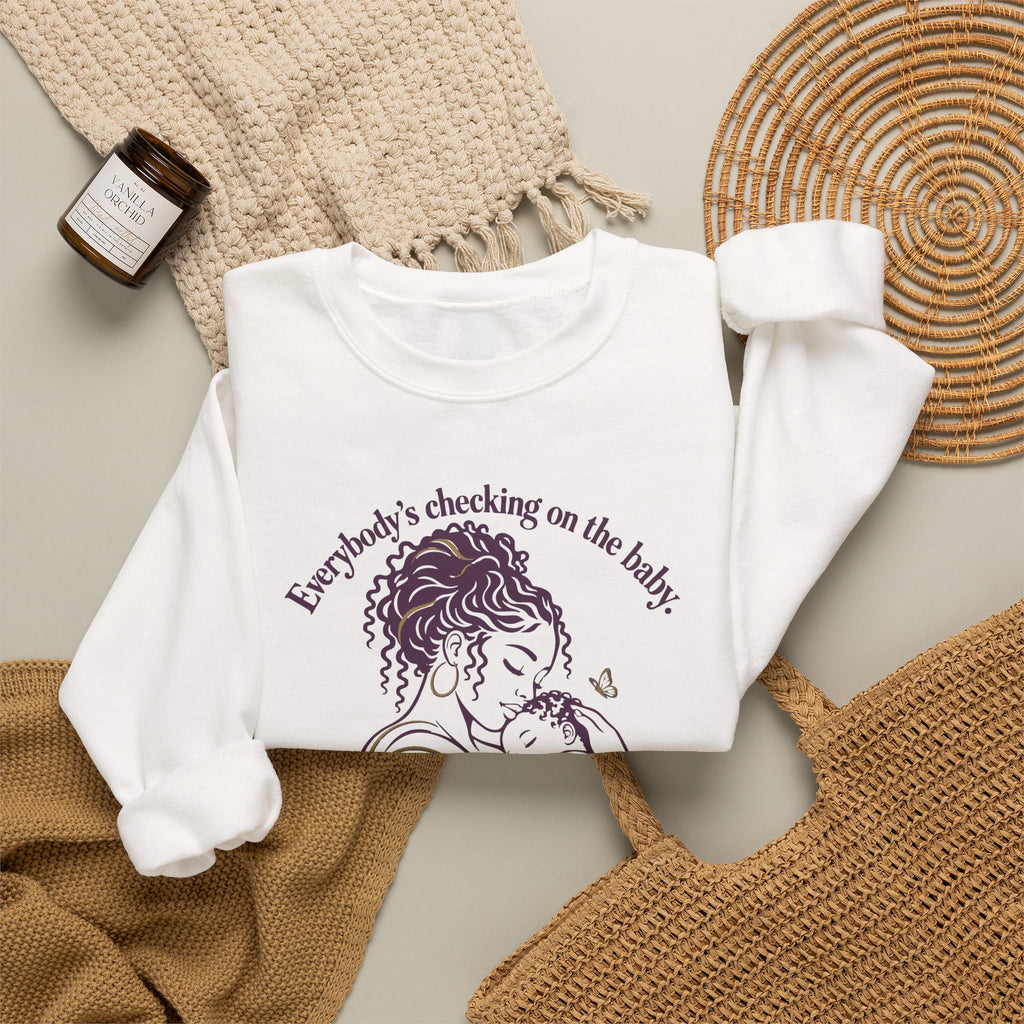 Checking on You — Original Embrace Crewneck Sweatshirt
