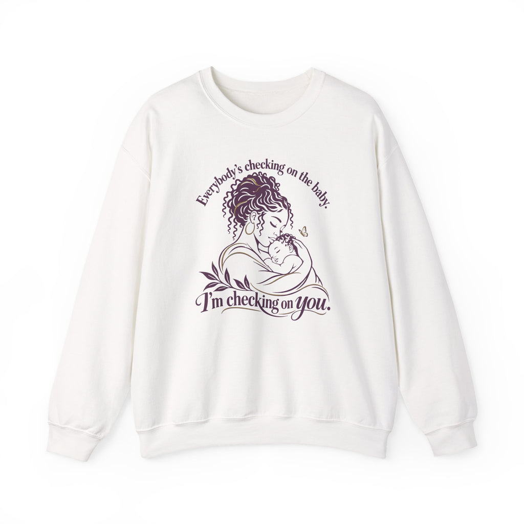 Checking on You — Original Embrace Crewneck Sweatshirt