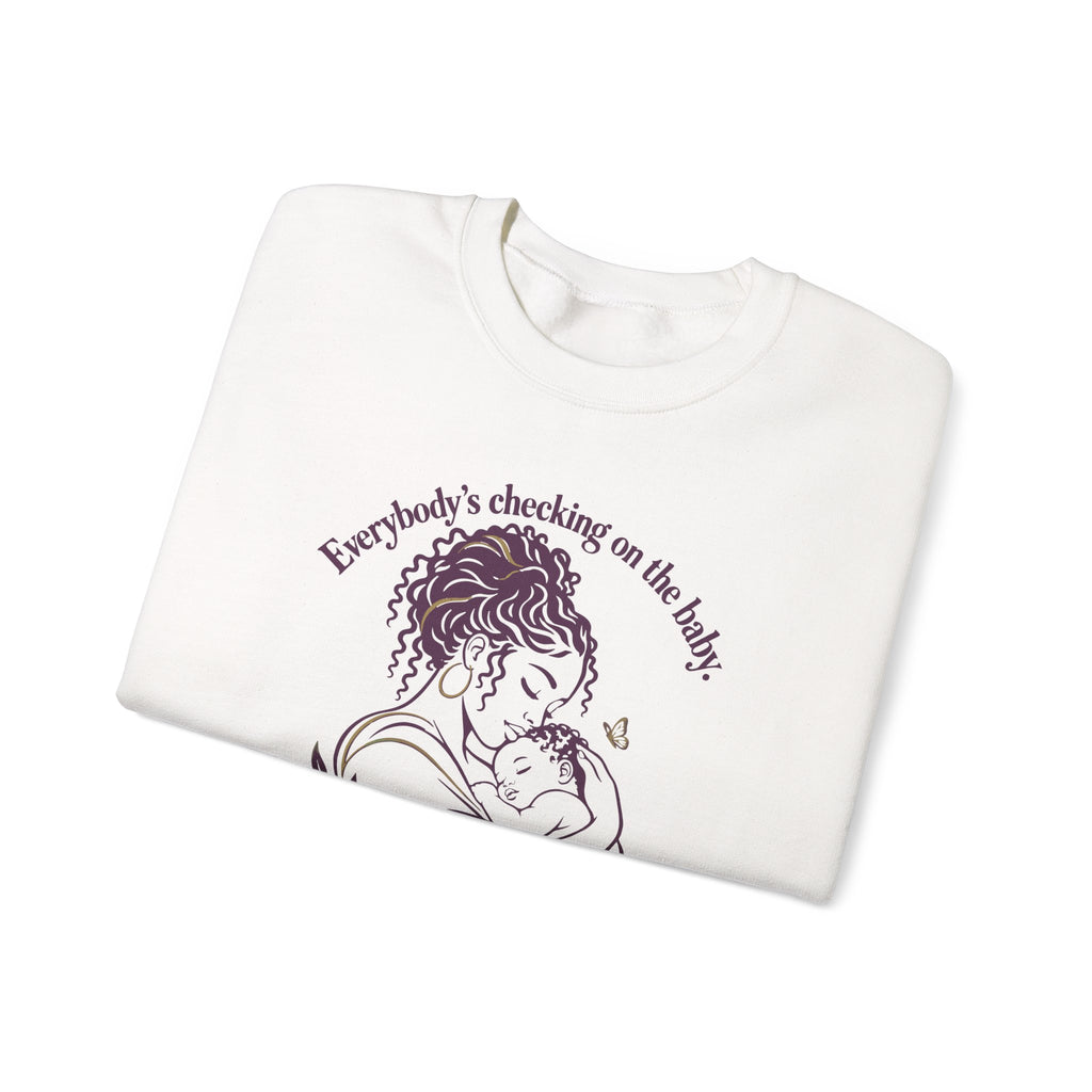 Checking on You — Original Embrace Crewneck Sweatshirt