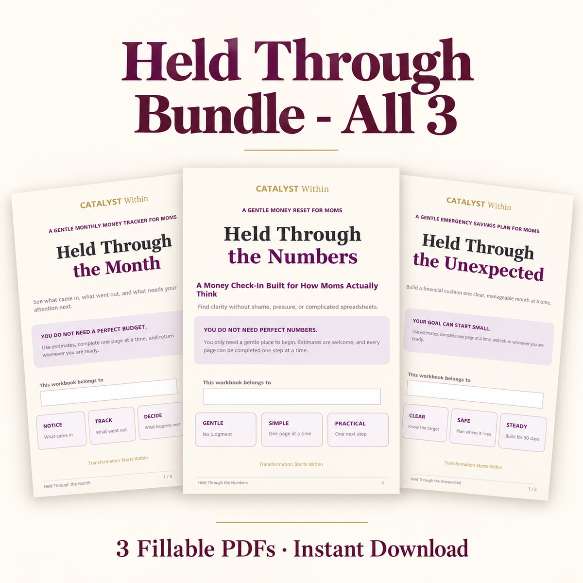 Held Through Bundle - All 3